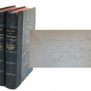 Meilhac & Halévy – Théâtre – Exemplaire de présentation signé à Georges Feydeau 1899