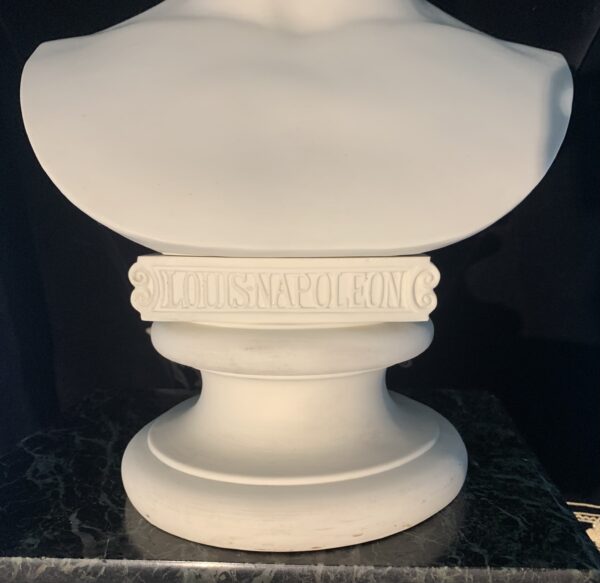 Jean Auguste BARRE (1811-1896) grand buste à l'antique en biscuit de Louis Napoléon -1852 - – Image 11