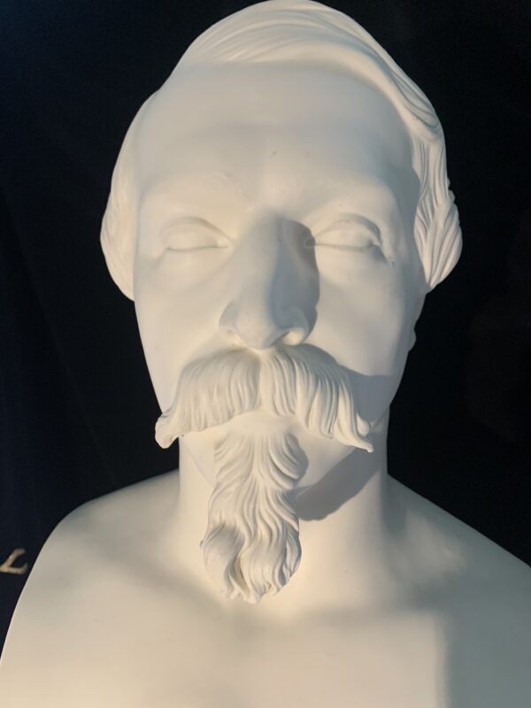 Jean Auguste BARRE (1811-1896) grand buste à l'antique en biscuit de Louis Napoléon -1852 - – Image 12